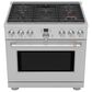 Cafe 5.75 Cu. Ft. Freestanding Dual Fuel Range in Stainless Steel and Brushed Stainless, , large
