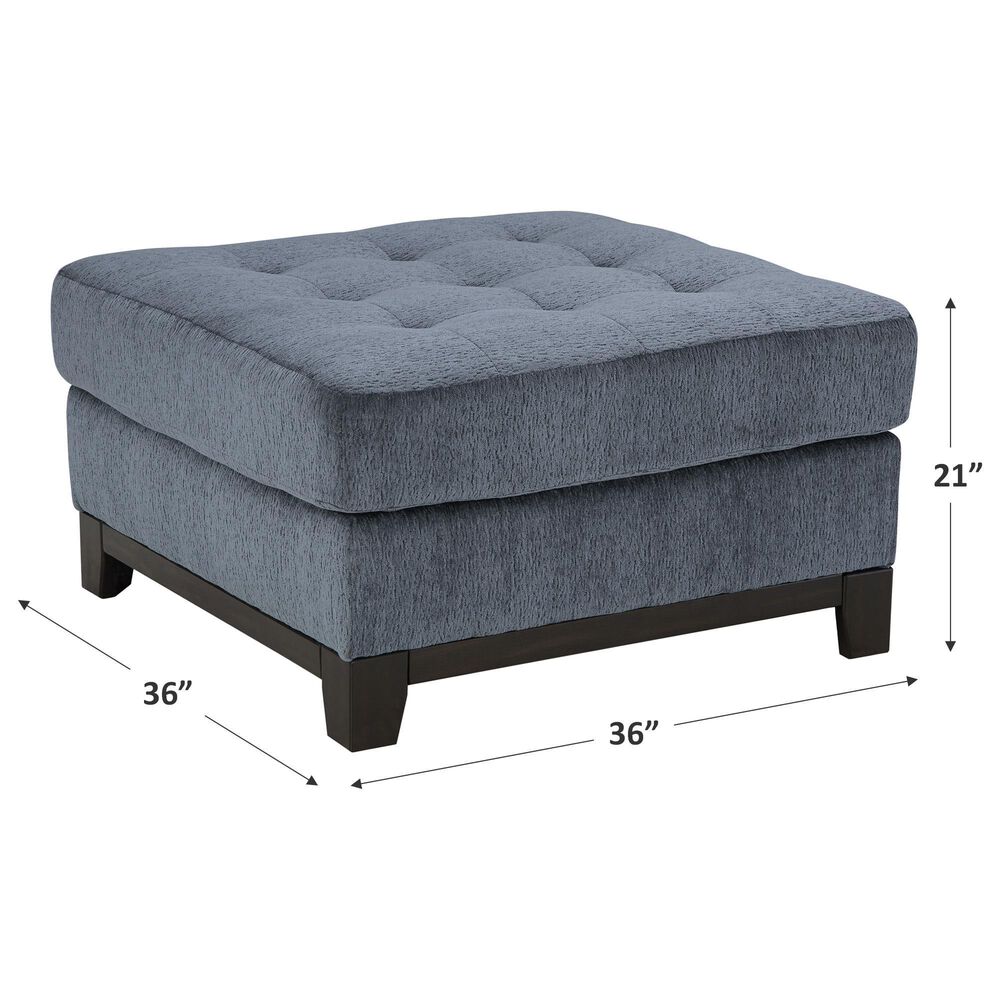 Ashley Maxon Place Oversized Accent Ottoman in Navy, , large