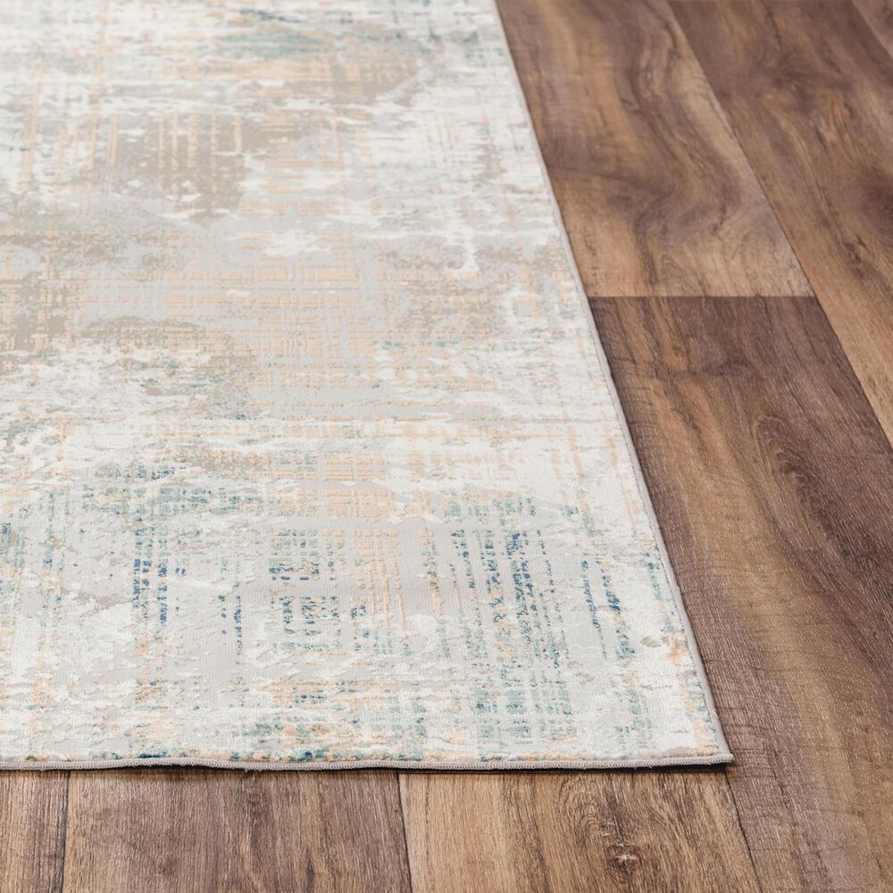 RIZZY Chelsea Ivory and Gray 5'3" x 7'6" Area Rug, , large