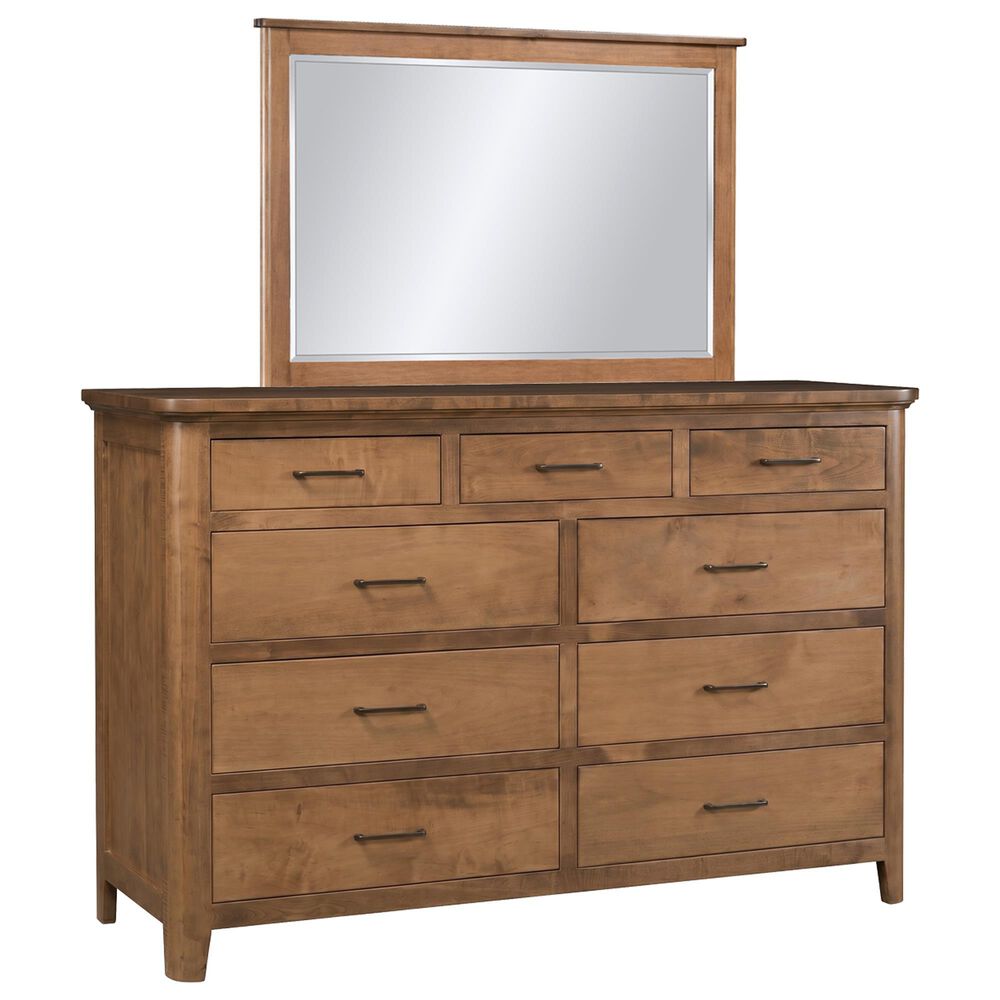 Briarwood Restful Retreat 9-Drawer Dresser and Mirror in Iced Coffee, , large