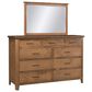 Briarwood Restful Retreat 9-Drawer Dresser and Mirror in Iced Coffee, , large