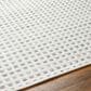 Surya Ariel White, Light Gray and Rust 10" x 14" Area Rug, , large