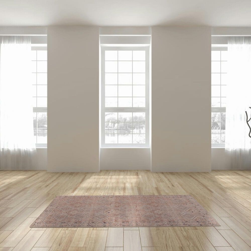 Jaipur Kindred Spanish Villa and Soft Pink 3&#39;9&quot; x 6&#39; Area Rug, , large