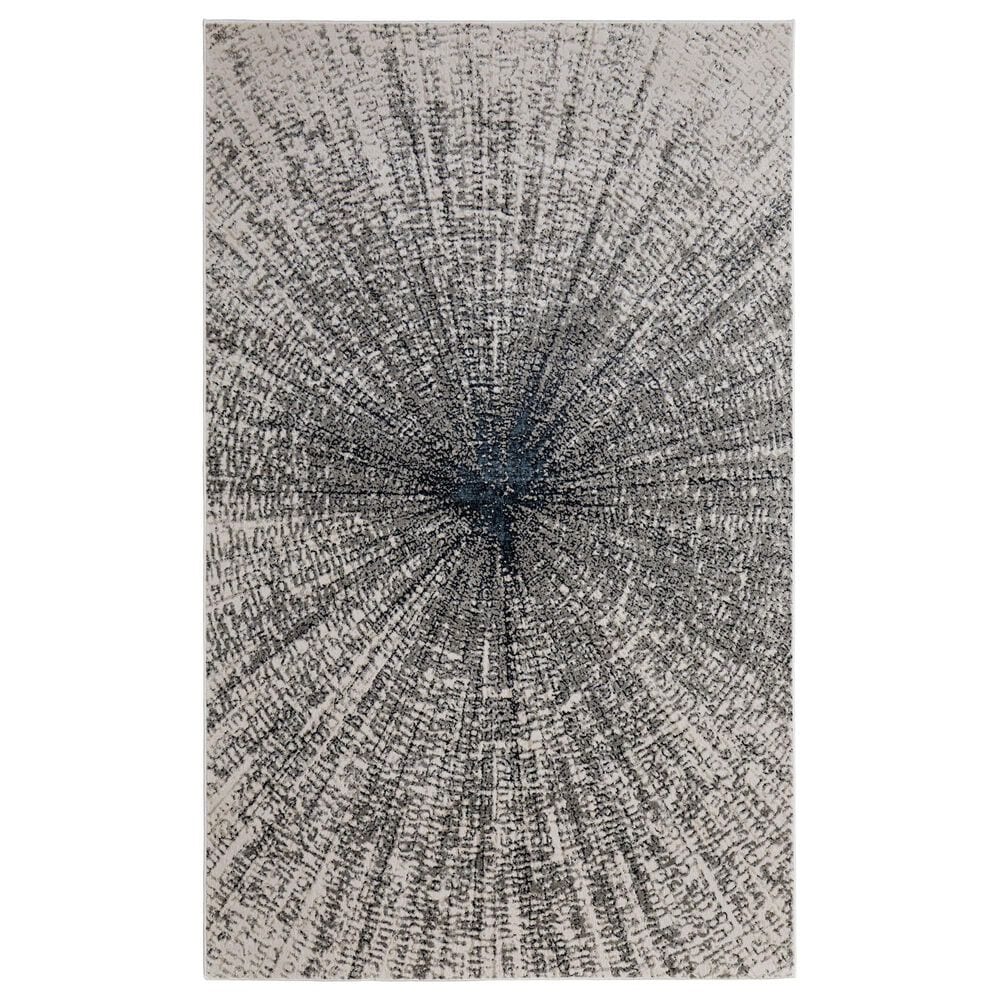 Feizy Micah 39LTF 8" x 10" Ivory and Silver Area Rug, , large