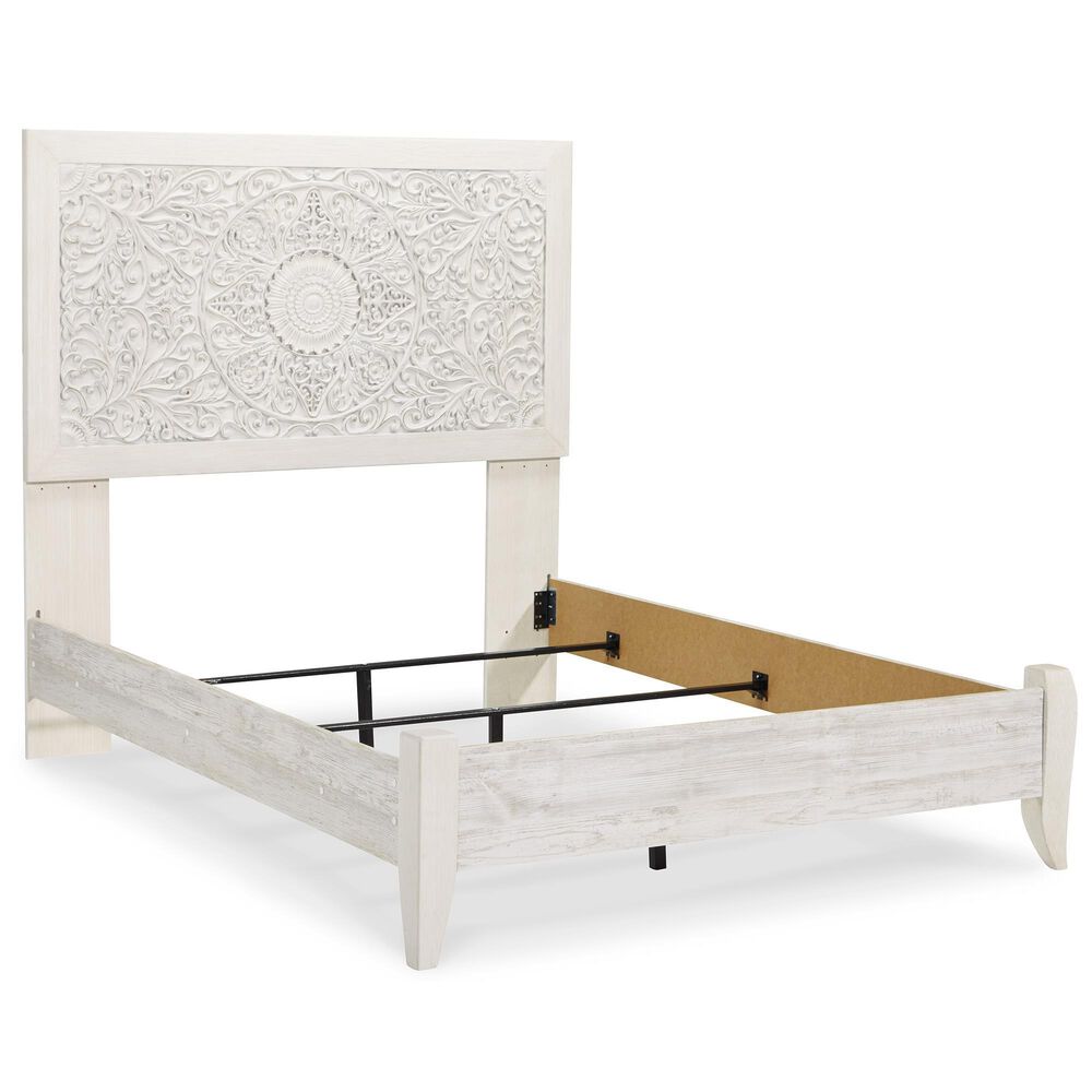 Ashley Paxberry Full Bed in White Wash, , large