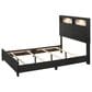 Crown Mark Cadence King Bed in Black and White, , large