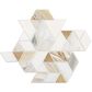 Dal-Tile Pietra Divina Namaste Gold Blend Spectrum Mosaic Tile, , large