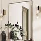 HOMLUX 26" x 38" Wall Mount Rectangular Decorative Mirror in Black, , large