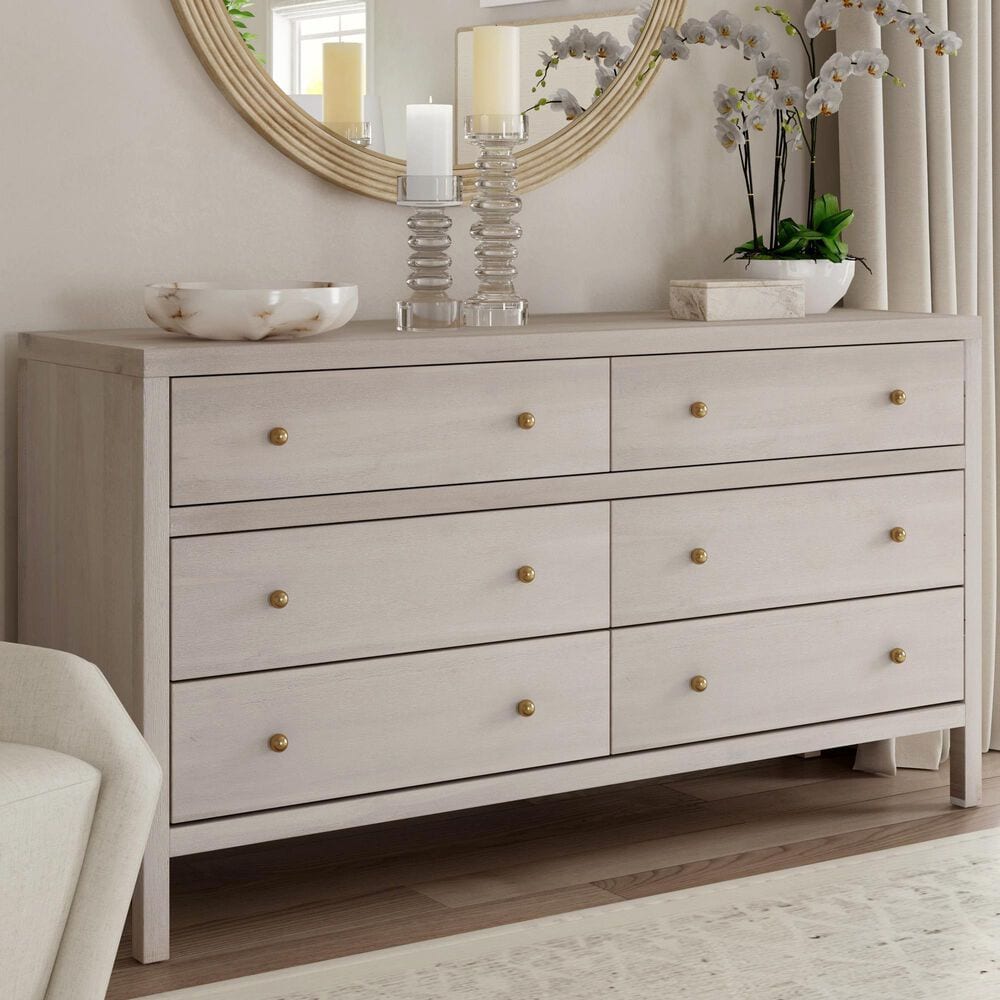 Butler Specialty Company Nora 6-Drawer Dresser in Antique Taupe, , large