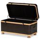 Baxton Studio Gendry Storage Ottoman in Dark Brown, , large