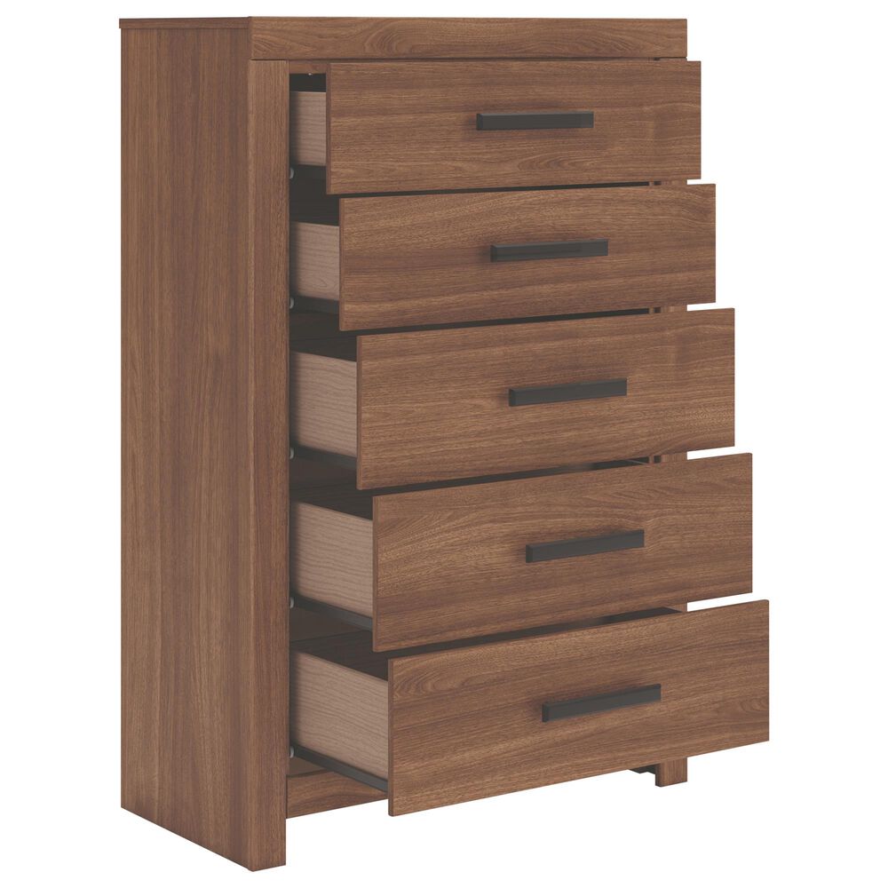 Ashley Broachmyn 5 Drawer Chest in Auburn, , large