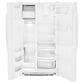 GE Appliances 25.3 Cu. Ft. Side by Side Refrigerator with External Dispenser in White, , large