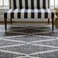 Momeni River RIV-1 3"6" x 5"6" Black Area Rug, , large
