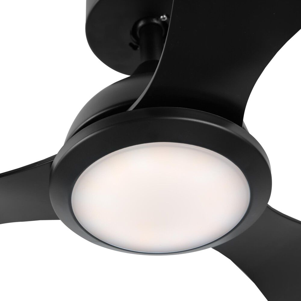 HOMLUX 52" Indoor Ceiling Fan with LED Light in Black, , large