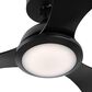 HOMLUX 52" Indoor Ceiling Fan with LED Light in Black, , large