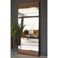 Ashley Panchali Floor Mirror in Brown and Black, , large