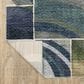Oriental Weavers Tisdell TIS06 Blue and Green 2"3" x 7"6" Runner, , large