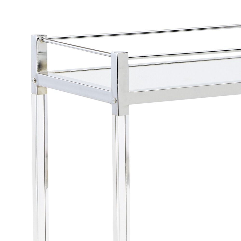 Ashley Chaseton Bar Cart in Chrome-tone, , large