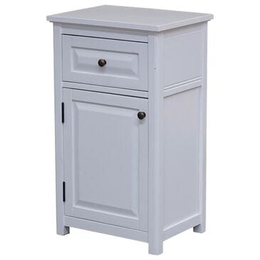 Timberlake Dorset 1-Drawer 29" Bath Storage Cabinet in White, , large