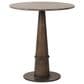Four Hands Goetz Bar Counter Table in Brown Ash and Warm Grey Marble, , large