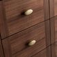 James Martin Vanities Amberly 72" Double Bathroom Vanity in Walnut with 3 cm Carrara White Marble Top and Rectangular Sinks, , large