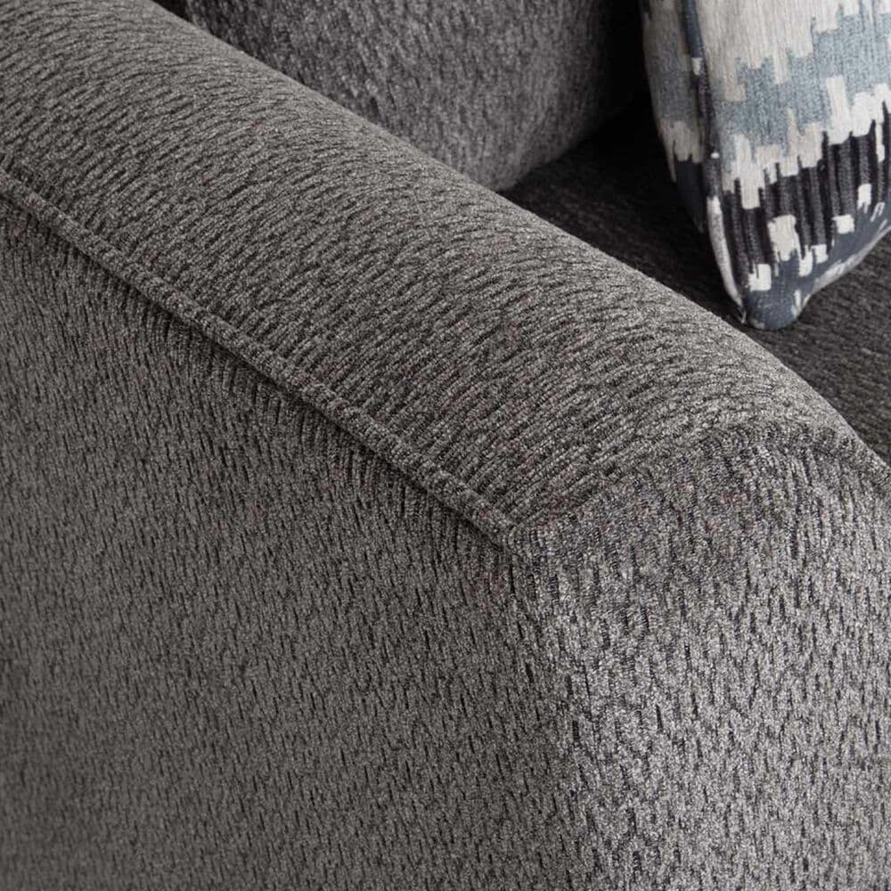 Moore Furniture Eastbrook Stationary Loveseat in Shasta Charcoal, , large