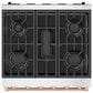 Thor Kitchen Gordon Ramsay 4.6 Cu. Ft. Professional Gas Range with Rose Gold Handle Kit in Stainless Steel, , large