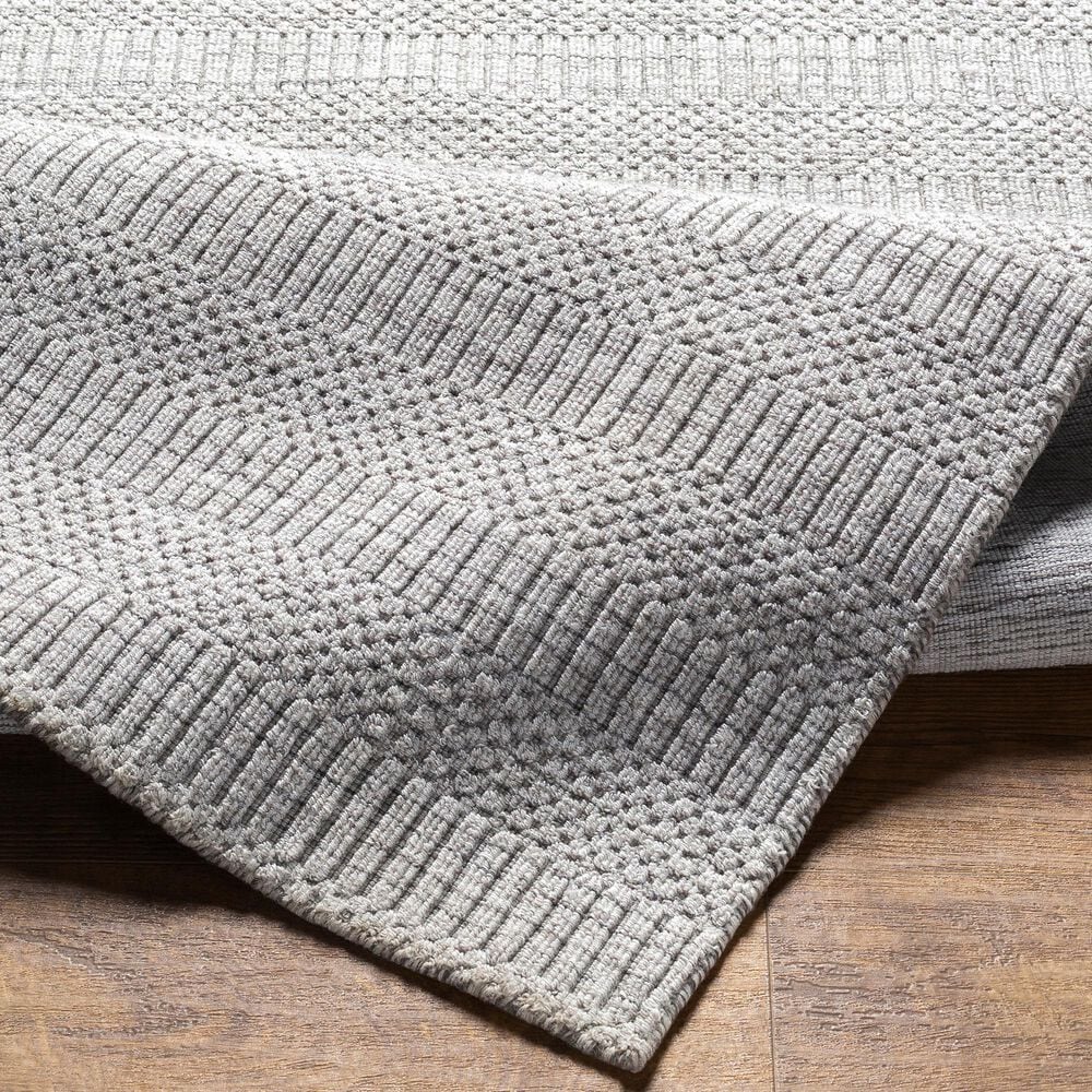 Surya Hickory 5&#39; x 7&#39;6&quot; Light Beige, Gray and Charcoal Area Rug, , large