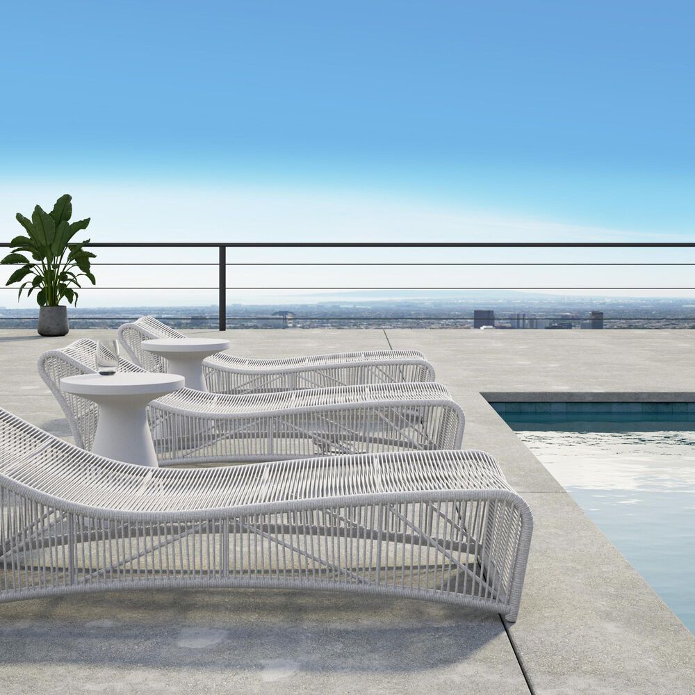 Hooker Furn. Dba Sunset West Miami Chaise Lounge in Frost, , large