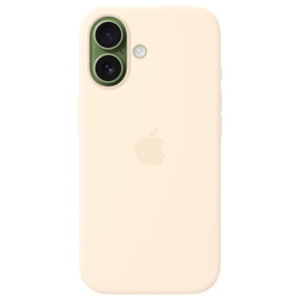Apple Silicone Case with MagSafe for iPhone 17 in Vanilla, , large