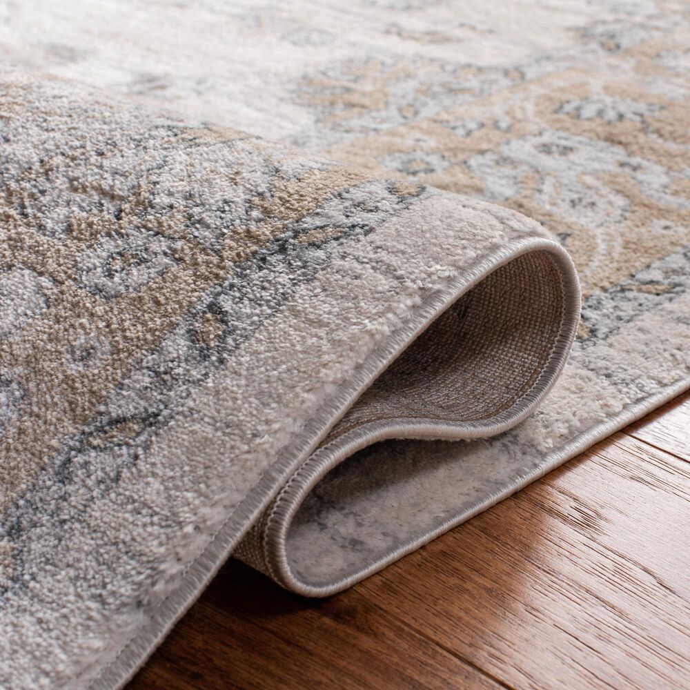 Safavieh Isabella 5&#39;3&quot; Square Cream and Beige Area Rug, , large