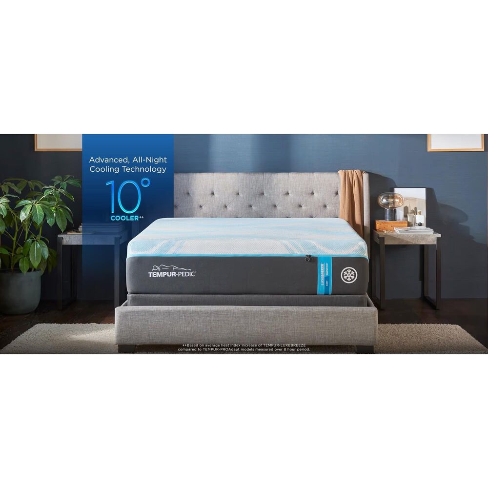 Tempur-Pedic LuxeBreeze 2.0 Soft California King Mattress with Low Profile Box Springs, , large