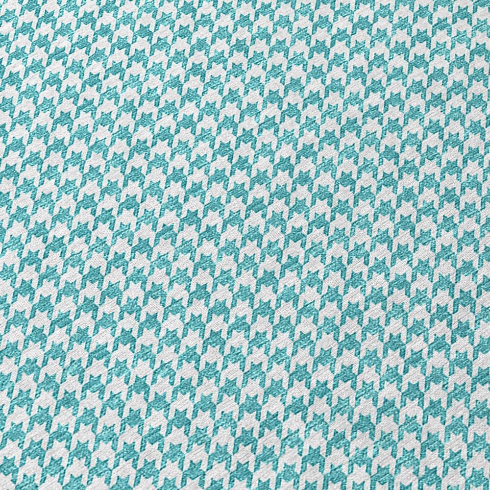 Dalyn Rug Company Hinton 4&#39; Round Aqua Indoor/Outdoor Area Rug, , large
