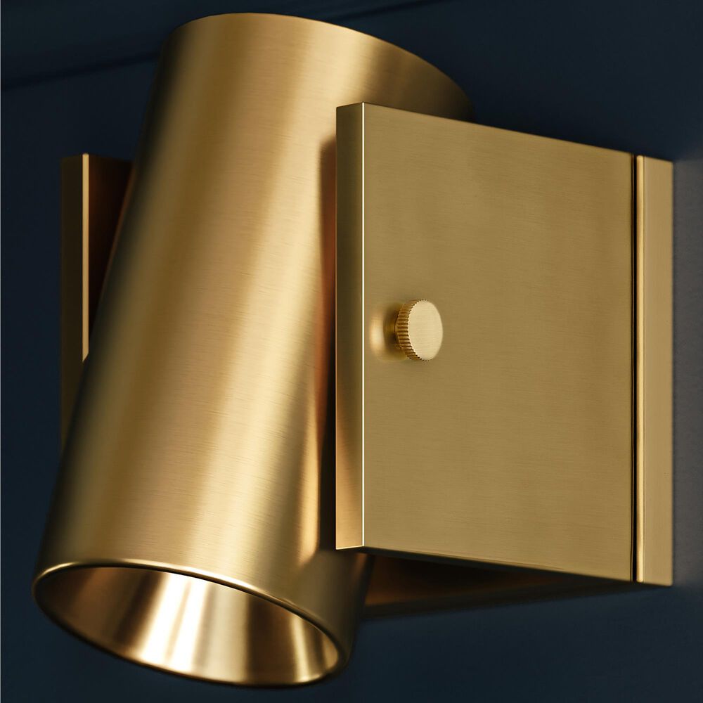 Hudson Valley Lighting Nowra 1-Light Wall Sconce in Aged Brass, , large