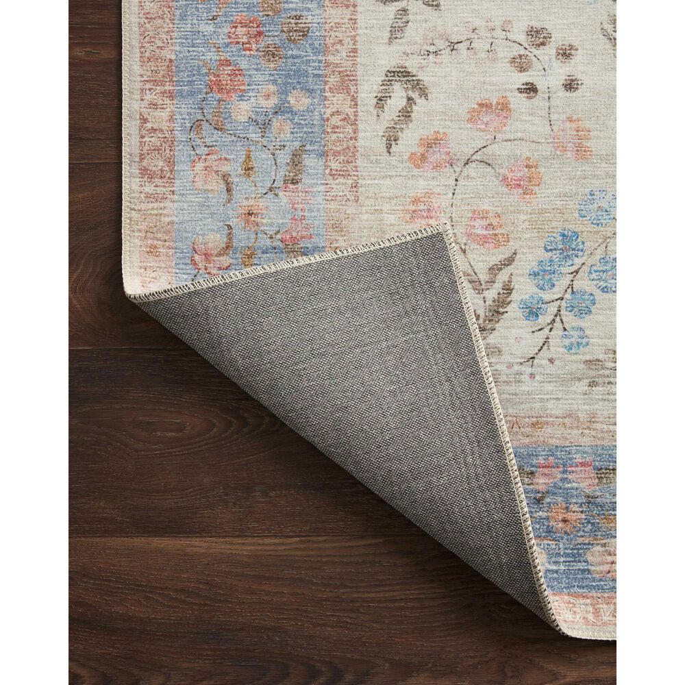 Rifle Paper Co. Palais 2&#39;3&quot; x 3&#39;9&quot; Light Blue Area Rug, , large