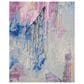 Nourison Prismatic PRS11 7"9" x 9"9" Silver, Purple and Blue Area Rug, , large