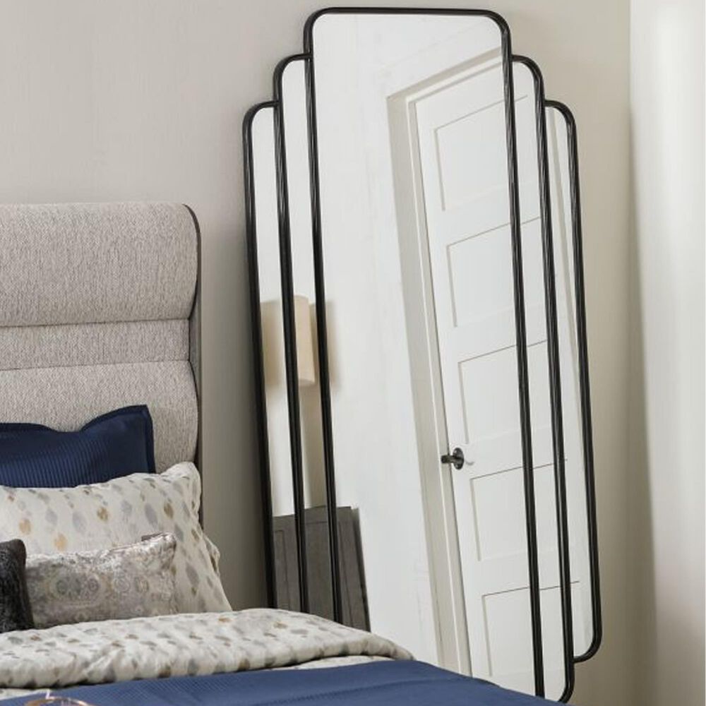 Kalalou Multi-Level Wall Mirror in Antique Black, , large