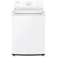LG 4.3 Cu. Ft. Top Load Washer and 7.3 Cu. Ft. Gas Dryer Laundry Pair in White, , large