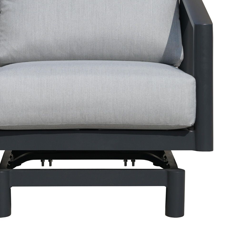 Aurelia Home Eclipse Spring Rocker with Cushions in Misty Grey, , large