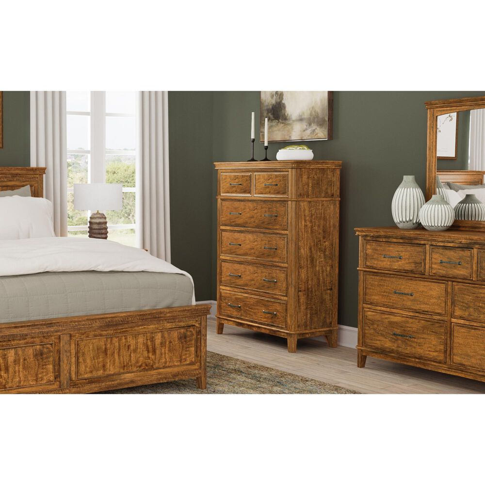 A-America Bandalier 5-Piece Queen Bedroom Set in Warm Russet, , large