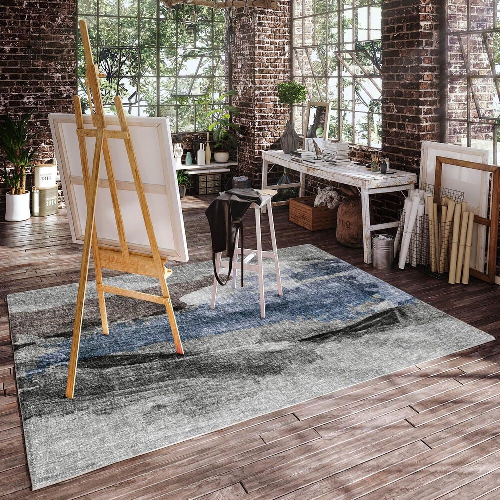 Dalyn Rug Company Boca BO6 Pewter 10&#39; x 14&#39; Area Rug, , large