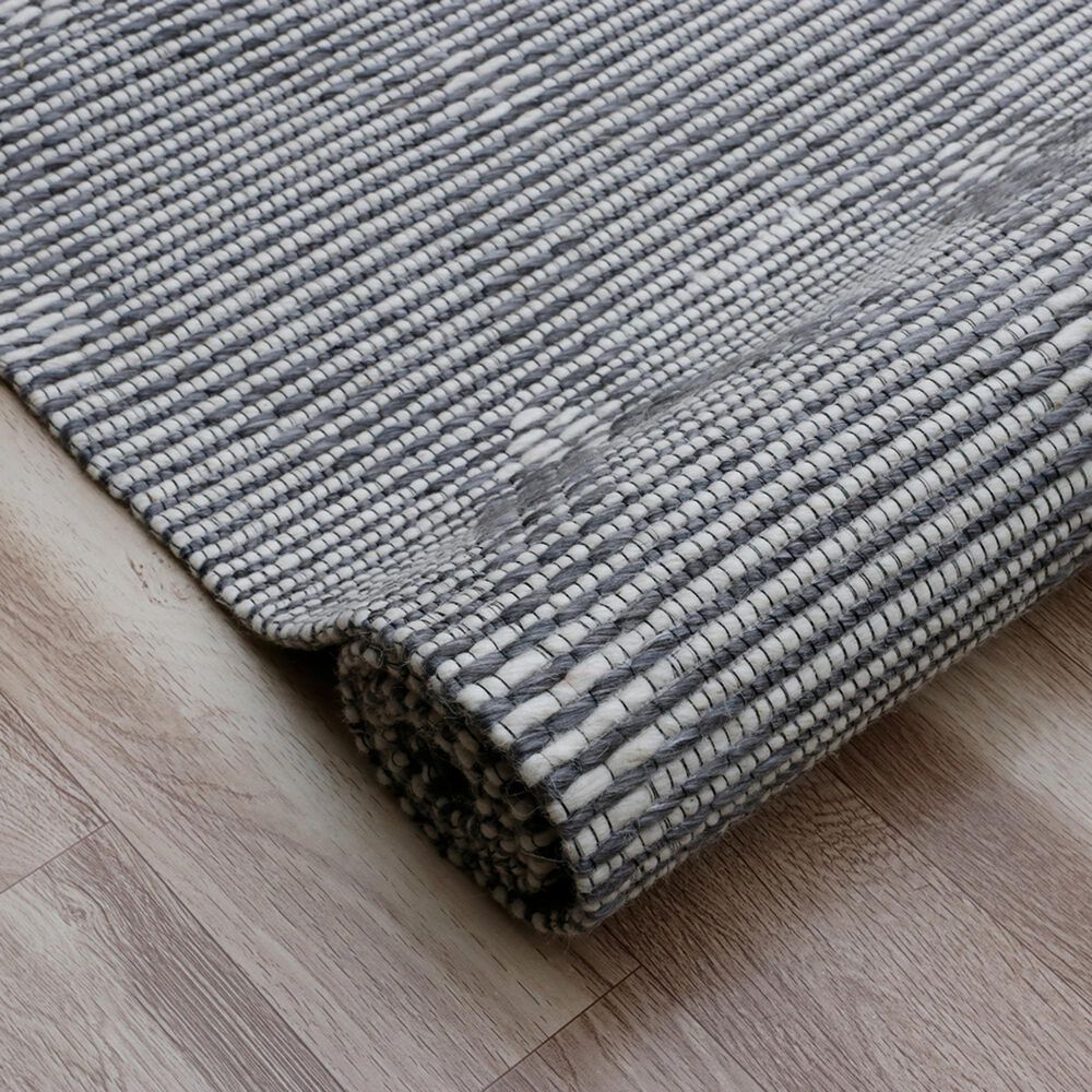 L&amp;R Resources Bergen 7&#39;9&quot; x 9&#39;9&quot; Gray and Ivory Area Rug, , large