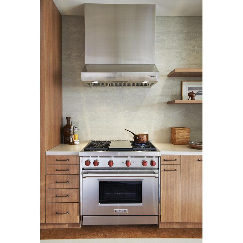 Wolf 5.5 Cu. Ft. Freestanding Gas Range Nebraska Furniture Mart