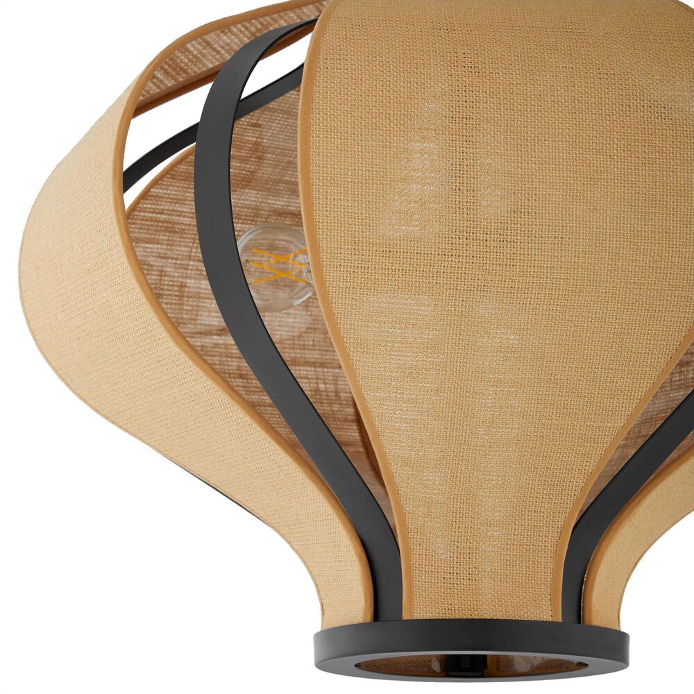 Quorum Monroe 3-Light Pendant in Matte Black, , large