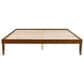 Linon Home Decor Polly King Platform Bed in Rich Walnut, , large