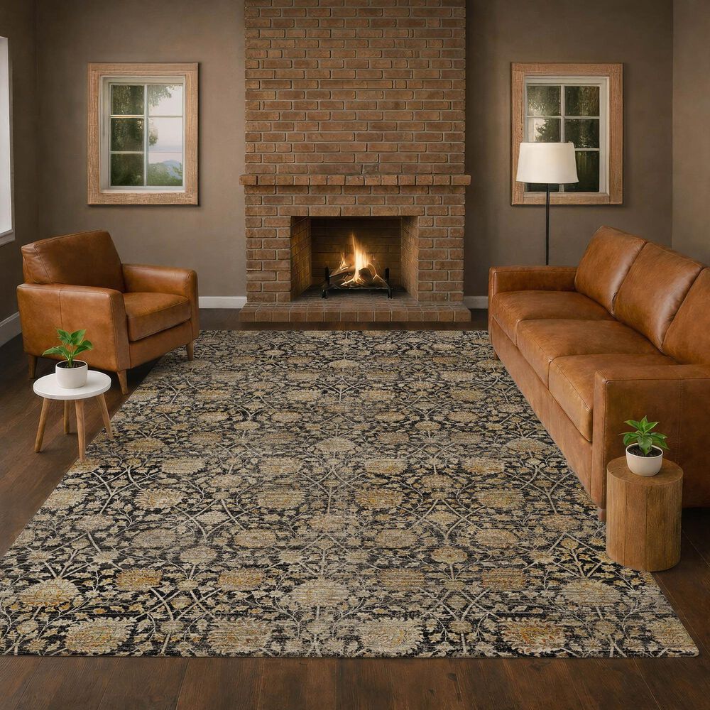 Dalyn Rug Company Aristo AR3 Black 9' x 12' Area Rug, , large