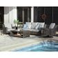 Ashley Elite Park Patio Swivel Lounge Chair in Gray, , large