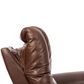 Flexsteel Plush Power Gliding Recliner with Power Headrest and Lumbar in Tavern Brown, , large