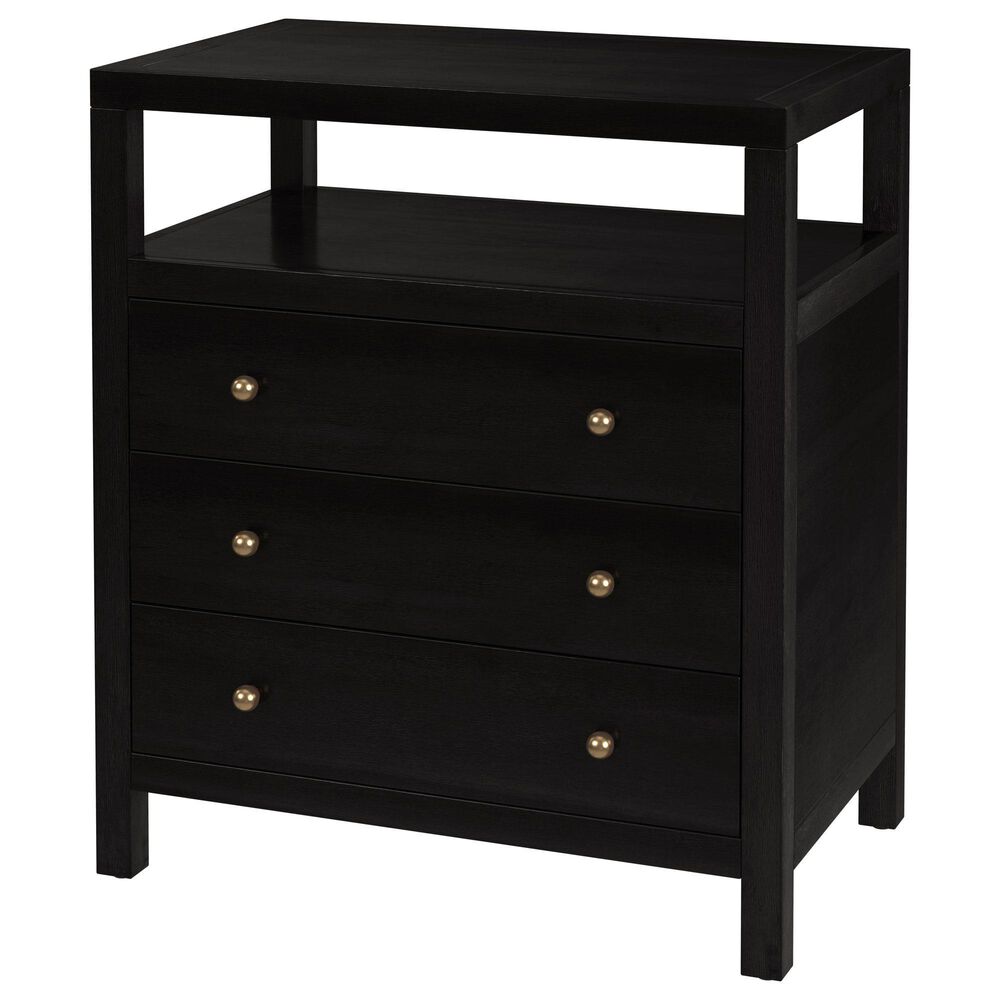 Butler Specialty Company Nora 3-Drawer Nightstand in Antique Coffee, , large
