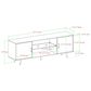 Walker Edison Nora 70" TV Stand in Birch, , large